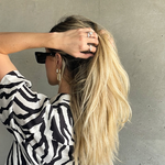Lex X Nikki E Designs - Modular Drop Hoops Gold