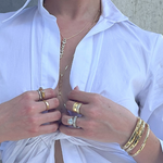Lex X Nikki E Designs - Bold Bangle Set Gold