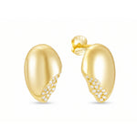 Nikki E Designs Gold Earrings with 5A Cubic Zirconias 