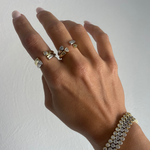 Dreamer Ring Adjustable Nikki E. Designs 18k Gold Vermeil