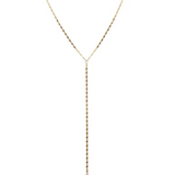 Bella lariat dainty necklace stack gold jewelry vermeil nikki e designs