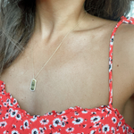 Nikki E Designs Essential Tag Necklace Gold Vermeil Dog Tag engrave