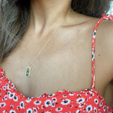 Nikki E Designs Essential Tag Necklace Gold Vermeil Dog Tag engrave