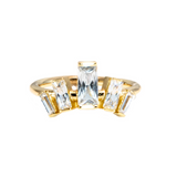 queen ring statement ring vermeil nikki e designs
