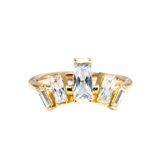 queen ring statement ring vermeil nikki e designs