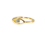 evil eye ring gold vermeil dainty ring