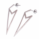 Mia Statement Earrings Nikki E Designs silver hypoallergenic vermeil