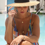large link chain layering necklace look