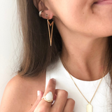 Mia Statement earrings gold silver gifts for her